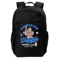 Funny Bigfoot Baseball Retro Minor League Baseball Team Backpack