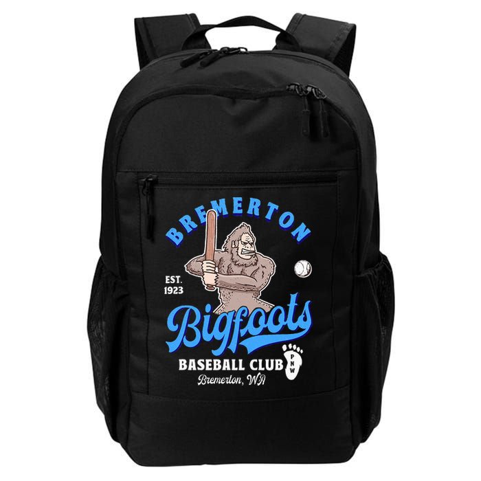 Funny Bigfoot Baseball Retro Minor League Baseball Team Backpack