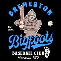 Funny Bigfoot Baseball Retro Minor League Baseball Team Backpack