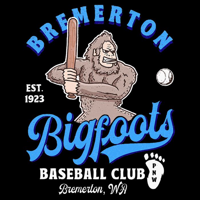 Funny Bigfoot Baseball Retro Minor League Baseball Team Backpack