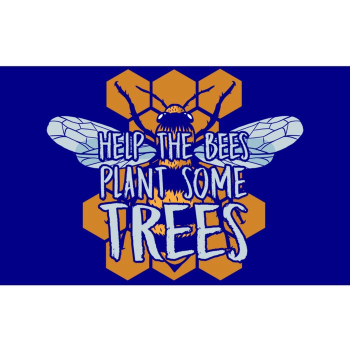 Funny Beekeeper Bee Cool Gift Help The Bees Plant Some Trees Gift Bumper Sticker