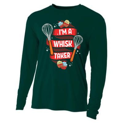 Funny Baking Baker Gift Whisk Pun Pastry Chef Cook Present Cooling Performance Long Sleeve Crew