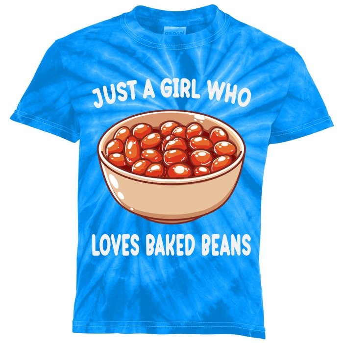 Funny Baked Beans Lovers Gift Kids Tie-Dye T-Shirt