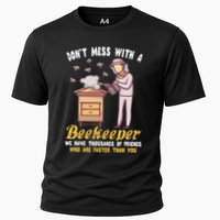 Funny Beekeeper Beekeeping Supplies Honey Bees Beehive Cooling Performance Crew T-Shirt