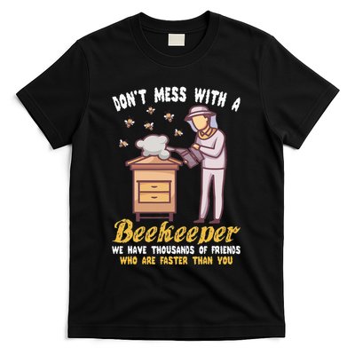 Funny Beekeeper Beekeeping Supplies Honey Bees Beehive T-Shirt