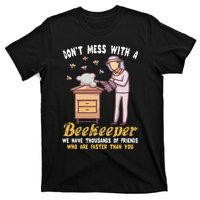 Funny Beekeeper Beekeeping Supplies Honey Bees Beehive T-Shirt