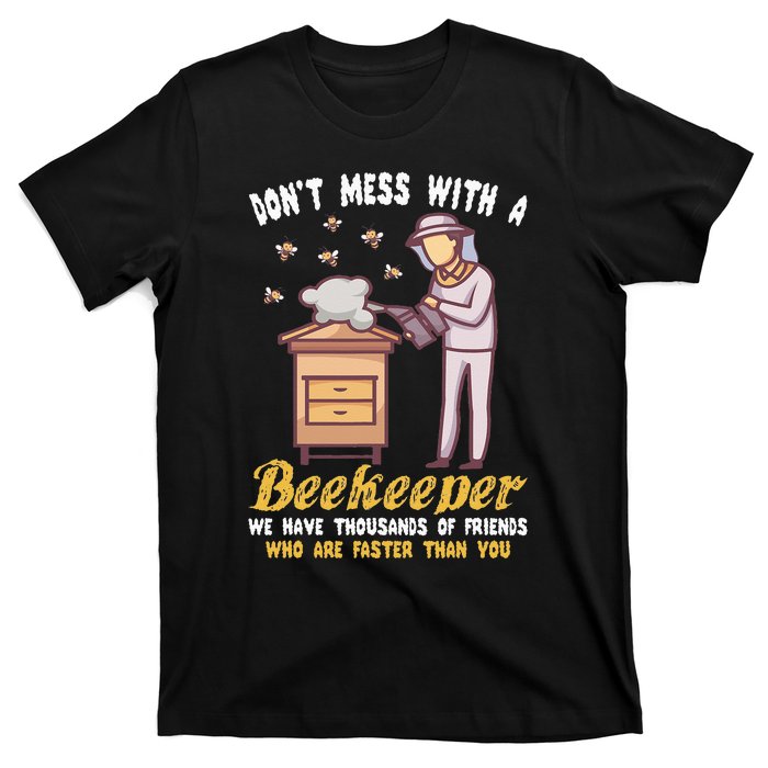 Funny Beekeeper Beekeeping Supplies Honey Bees Beehive T-Shirt