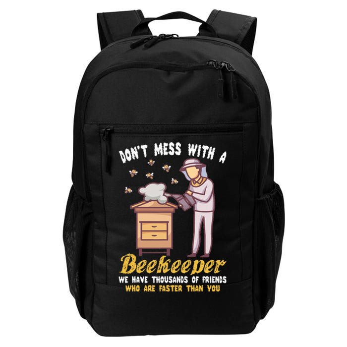 Funny Beekeeper Beekeeping Supplies Honey Bees Beehive Daily Commute Backpack