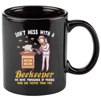 Funny Beekeeper Beekeeping Supplies Honey Bees Beehive 11oz C Handle Ceramic Mug