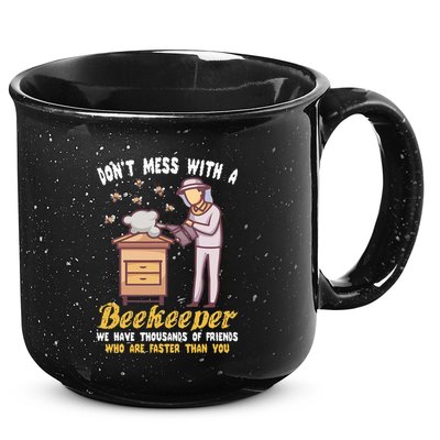 Funny Beekeeper Beekeeping Supplies Honey Bees Beehive 15oz Campfire Ceramic Mug