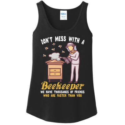 Funny Beekeeper Beekeeping Supplies Honey Bees Beehive Ladies Essential Tank