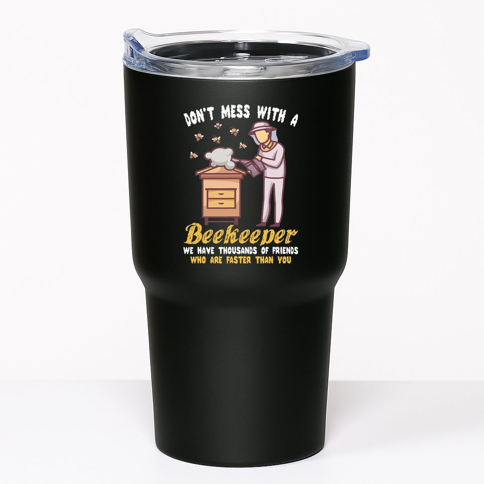 Funny Beekeeper Beekeeping Supplies Honey Bees Beehive Tumbler
