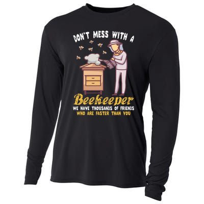 Funny Beekeeper Beekeeping Supplies Honey Bees Beehive Cooling Performance Long Sleeve Crew