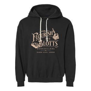 Flourish Blotts Bookish Hp Wizard Garment-Dyed Fleece Hoodie