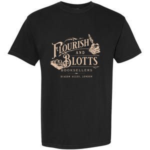 Flourish Blotts Bookish Hp Wizard Garment-Dyed Heavyweight T-Shirt