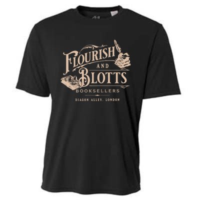 Flourish Blotts Bookish Hp Wizard Cooling Performance Crew T-Shirt