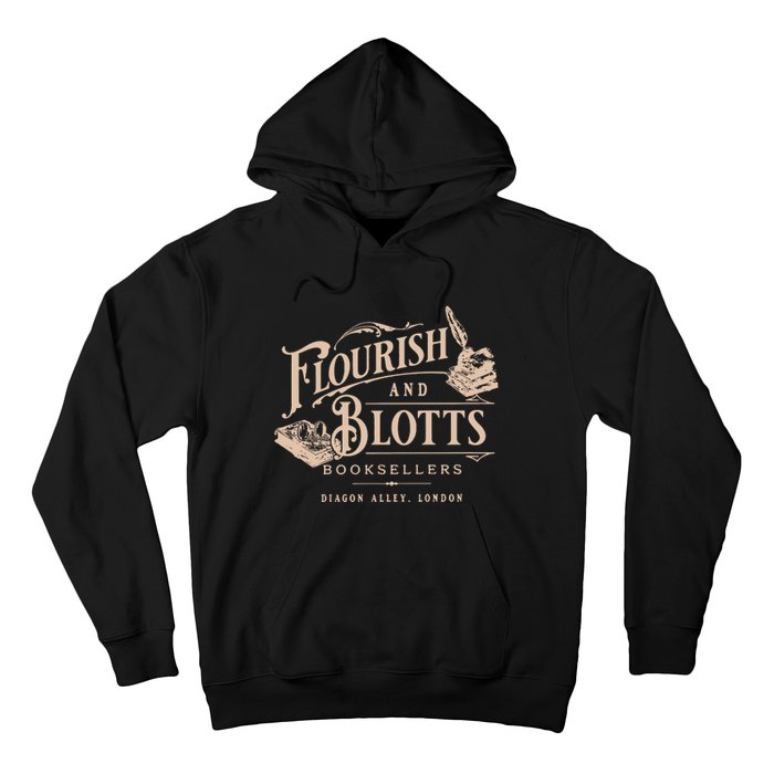 Flourish Blotts Bookish Hp Wizard Hoodie