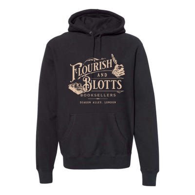 Flourish Blotts Bookish Hp Wizard Premium Hoodie