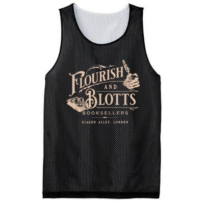 Flourish Blotts Bookish Hp Wizard Mesh Reversible Basketball Jersey Tank