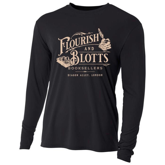 Flourish Blotts Bookish Hp Wizard Cooling Performance Long Sleeve Crew