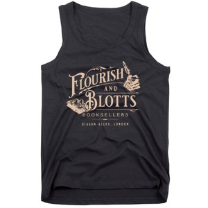 Flourish Blotts Bookish Hp Wizard Tank Top