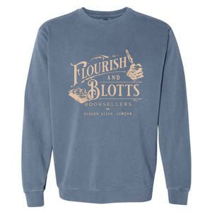 Flourish Blotts Bookish Hp Wizard Garment-Dyed Sweatshirt