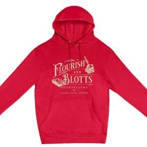 Flourish Blotts Bookish Hp Wizard Premium Pullover Hoodie