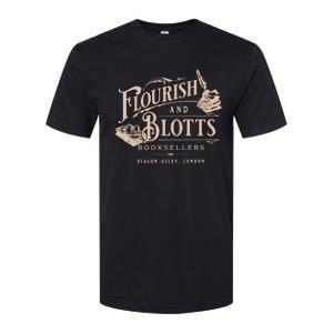 Flourish Blotts Bookish Hp Wizard Softstyle CVC T-Shirt