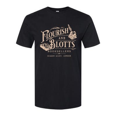 Flourish Blotts Bookish Hp Wizard Softstyle CVC T-Shirt