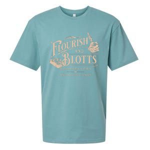 Flourish Blotts Bookish Hp Wizard Sueded Cloud Jersey T-Shirt