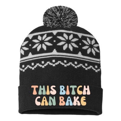 Funny Baker Baking Lover USA-Made Snowflake Beanie