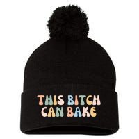 Funny Baker Baking Lover Pom Pom 12in Knit Beanie