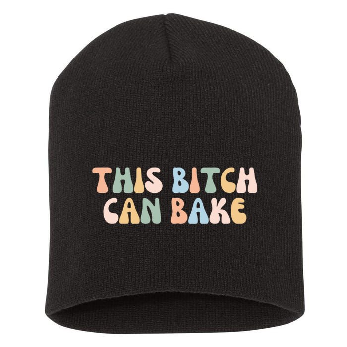 Funny Baker Baking Lover Short Acrylic Beanie