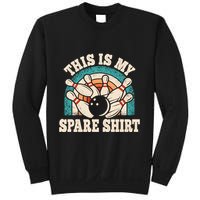 Funny Bowling Bowler Retro This Is My Spare Sweatshirt