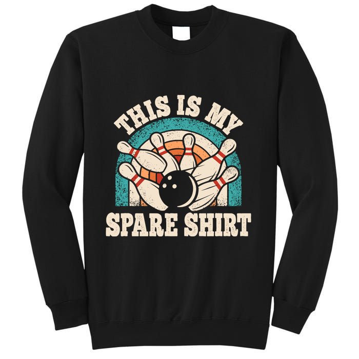 Funny Bowling Bowler Retro This Is My Spare Sweatshirt