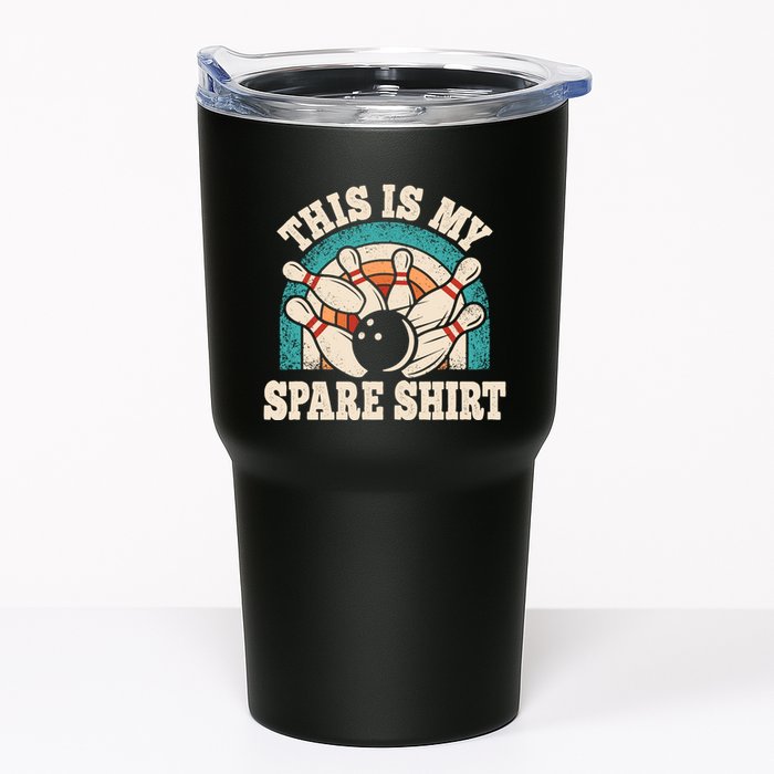 Funny Bowling Bowler Retro This Is My Spare Tumbler