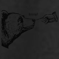 Funny Boop Bear Gift 7 Panel Mesh Trucker Snapback Hat
