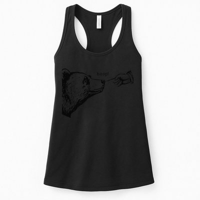 Funny Boop Bear Gift Womens Tank Top
