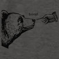 Funny Boop Bear Gift Vector Backpack