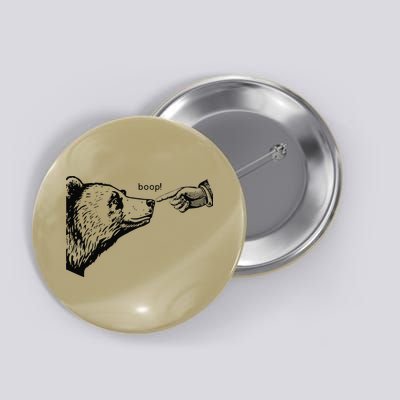 Funny Boop Bear Gift Button