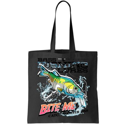 Funny Bass Bite Me Fishing Lures Bag