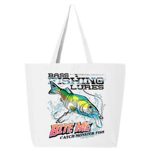 Funny Bass Bite Me Fishing Lures 25L Jumbo Tote