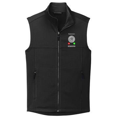 Funny Badminton Badminton Calling Quote Badminton Gift Collective Smooth Fleece Vest