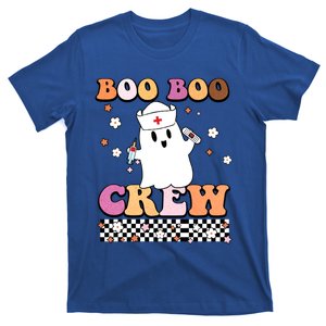 Funny Boo Boo Crew Halloween Nurse Squad Retro Gift T-Shirt