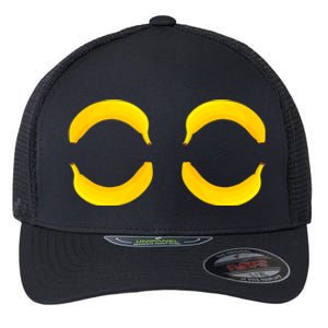 Funny Banana Boobs Bra Titties Tits Breast Boobies Cool Gift Flexfit Unipanel Trucker Cap