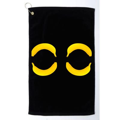 Funny Banana Boobs Bra Titties Tits Breast Boobies Cool Gift Golf Towel