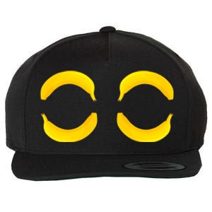 Funny Banana Boobs Bra Titties Tits Breast Boobies Cool Gift Wool Snapback Cap