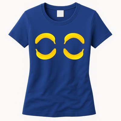 Funny Banana Boobs Bra Titties Tits Breast Boobies Cool Gift Womens T-Shirt