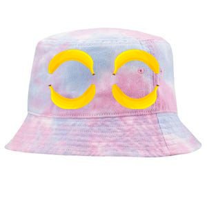 Funny Banana Boobs Bra Titties Tits Breast Boobies Cool Gift Tie-Dyed Bucket Hat