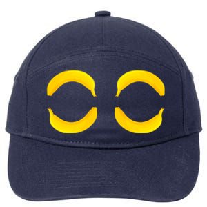 Funny Banana Boobs Bra Titties Tits Breast Boobies Cool Gift 7-Panel Snapback Hat